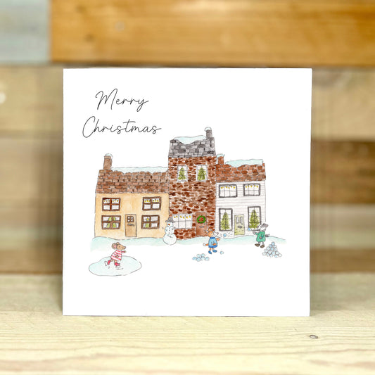 Snowy Street Charity Christmas Card