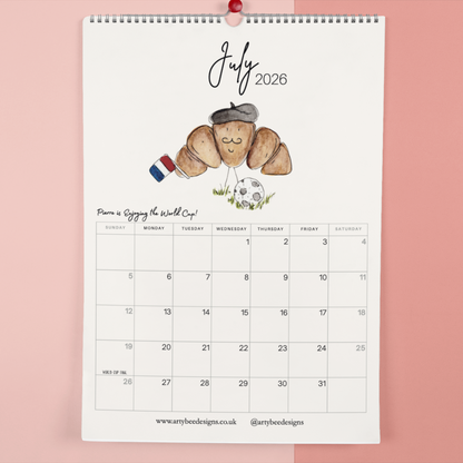 A Year With Pierre 2026 Calendar
