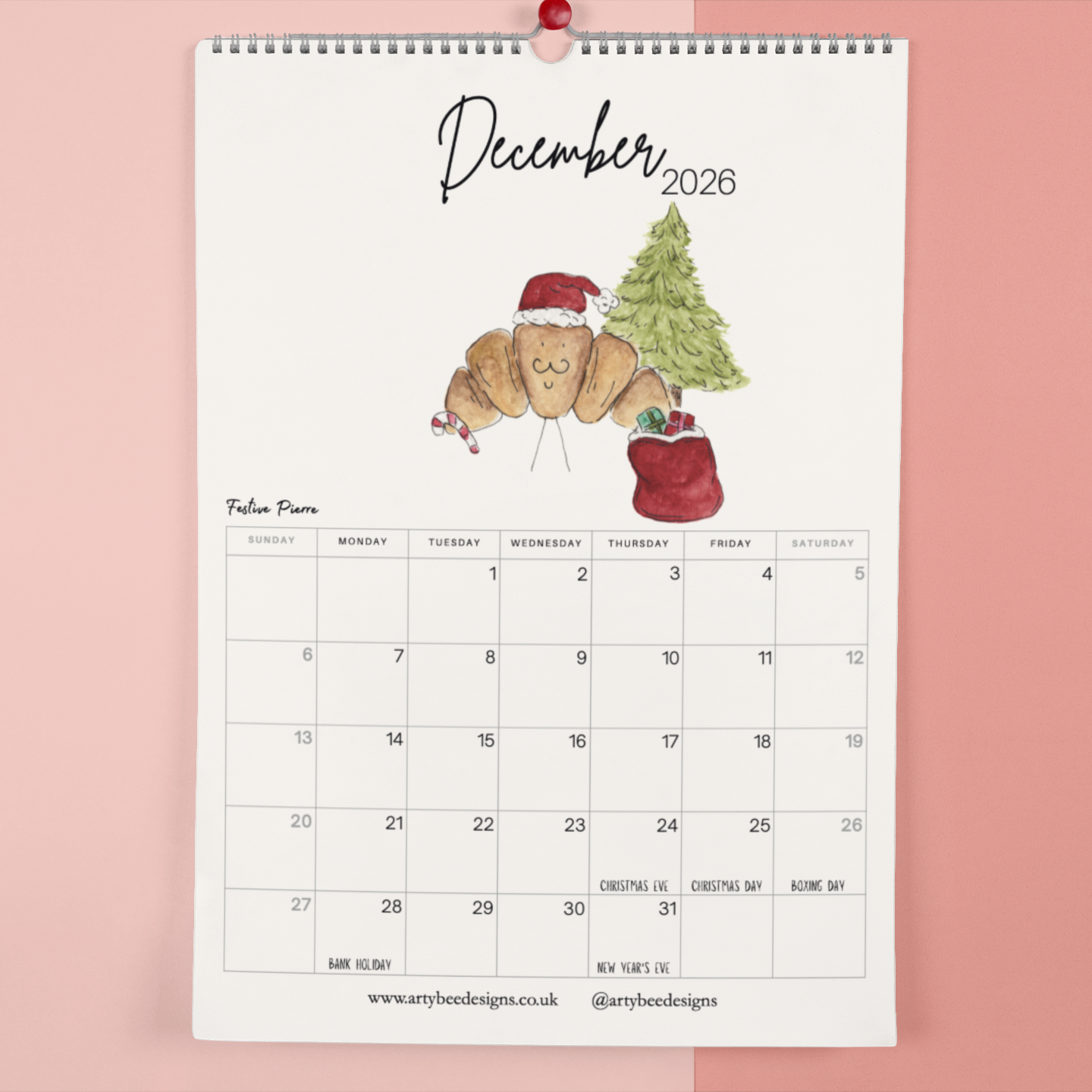 A Year With Pierre 2026 Calendar