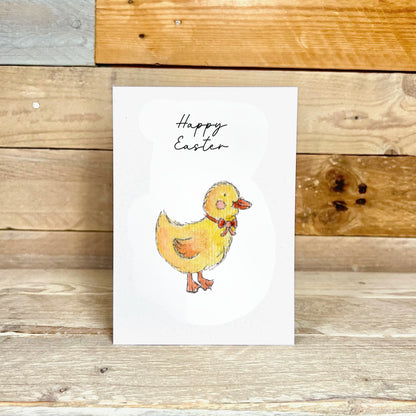 Easter Duckling Notelet