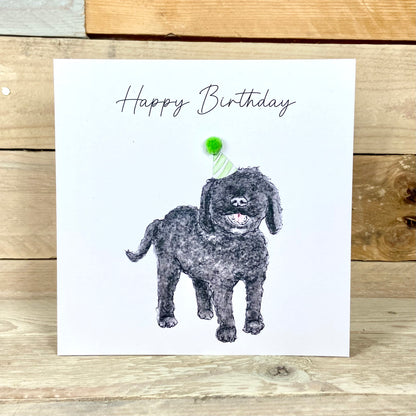 Wilber the Cockapoo Birthday Card