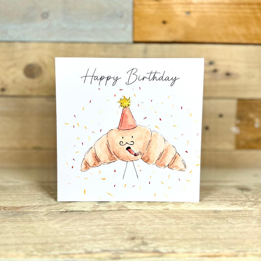 Partying Pierre Birthday Card