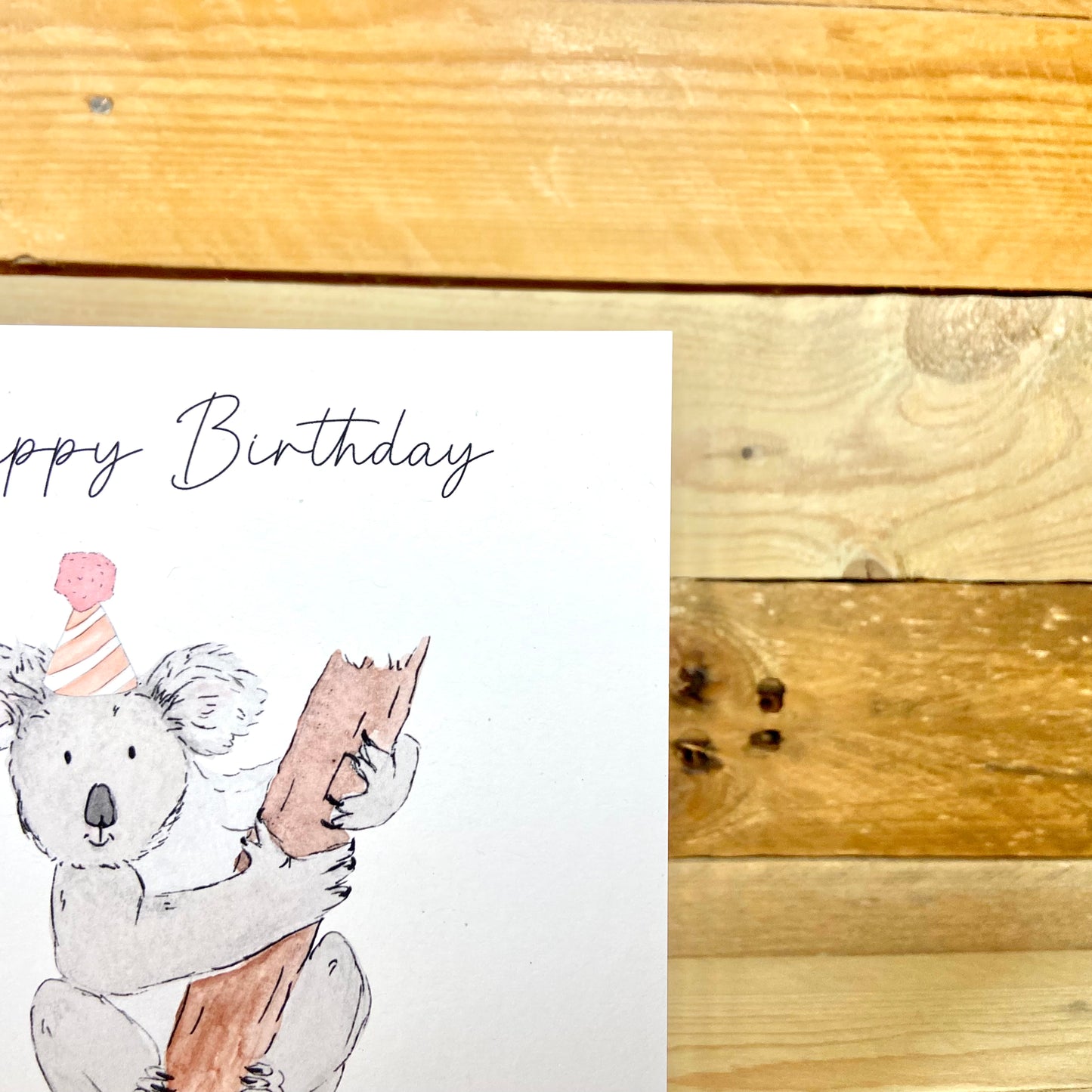 Kimmy the Koala Birthday Card