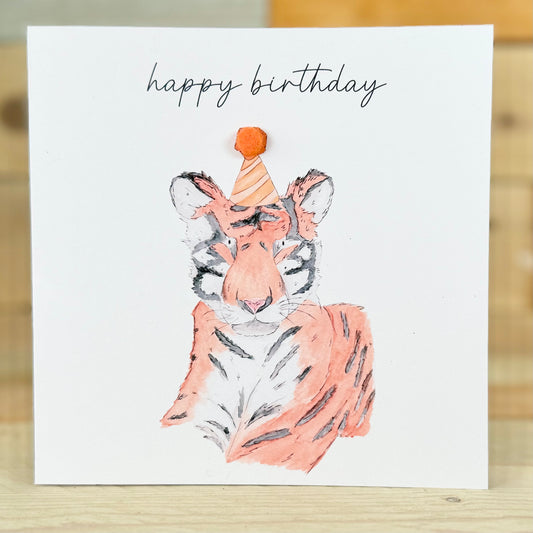 Tamarind the Tiger Birthday Card