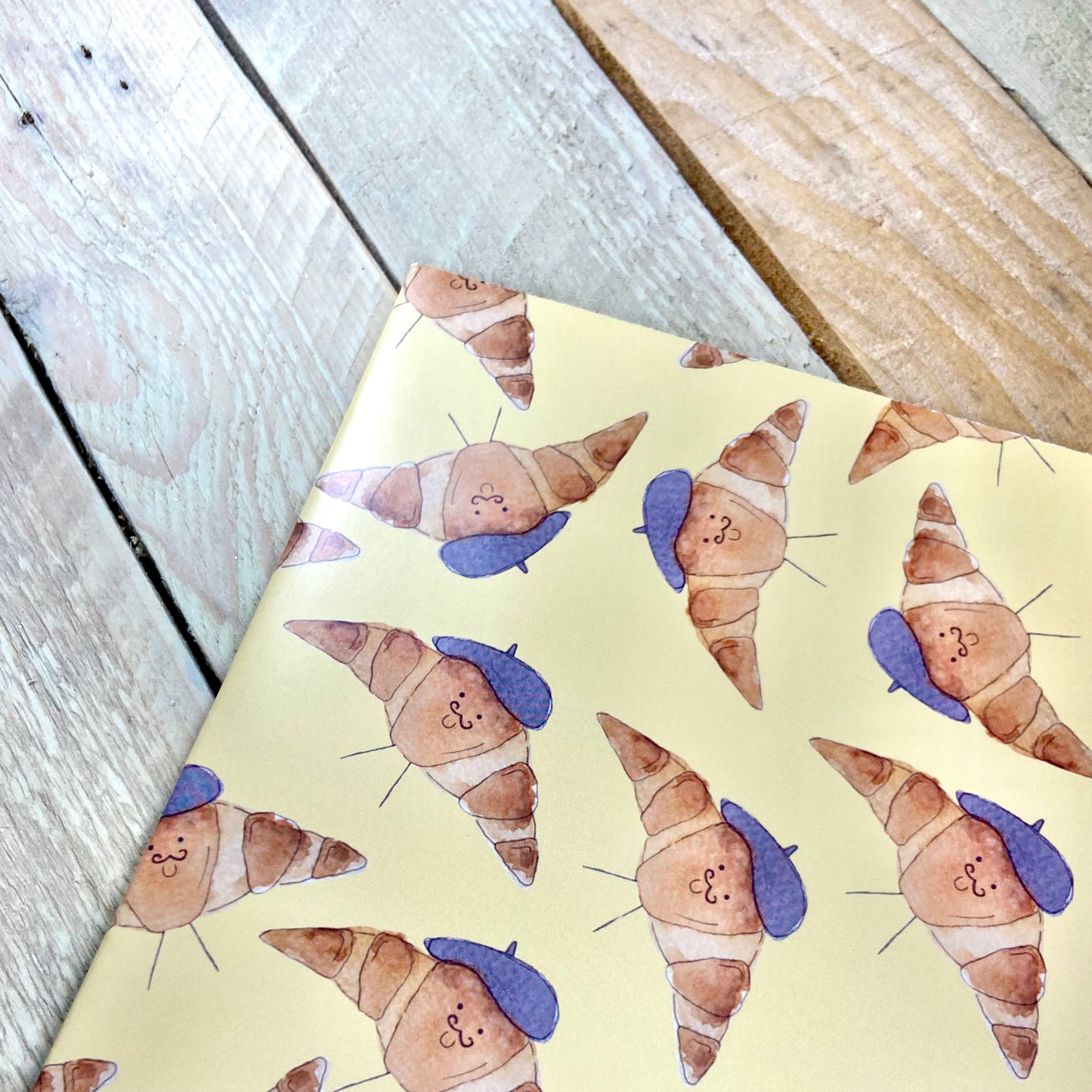 Croissant Wrapping Paper