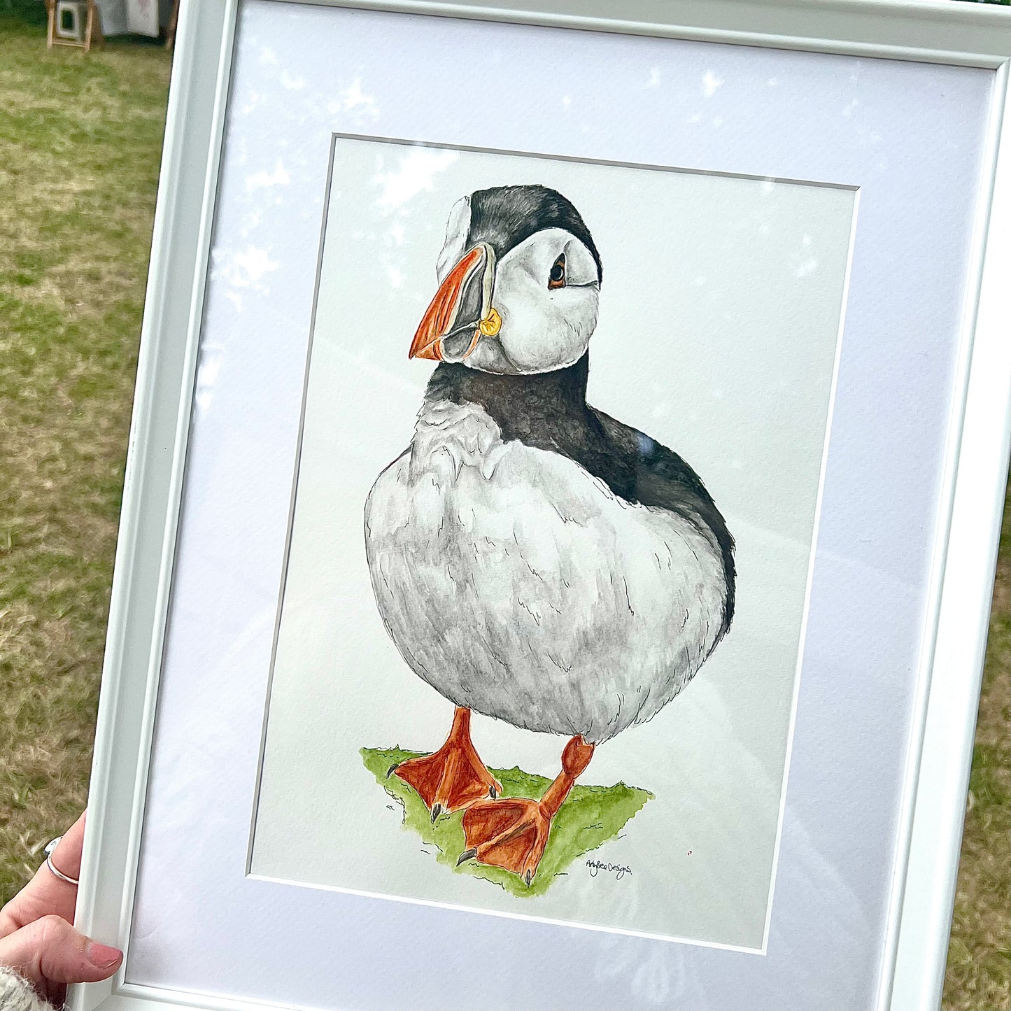 Clown of the Sea Framed Original Painting