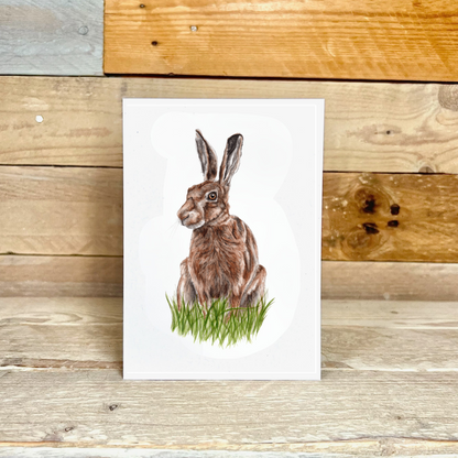 Harold the Hare Blank Notelet