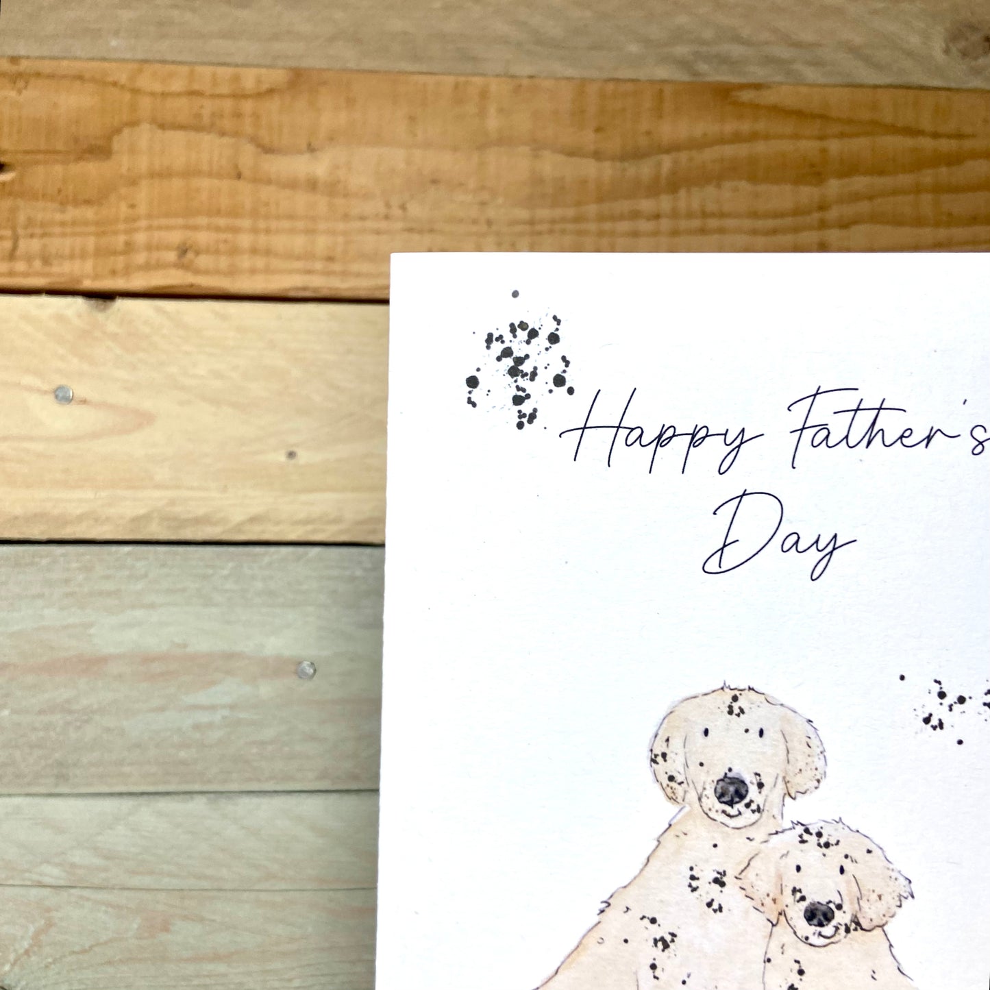 Muddy Puddles Father's Day Card