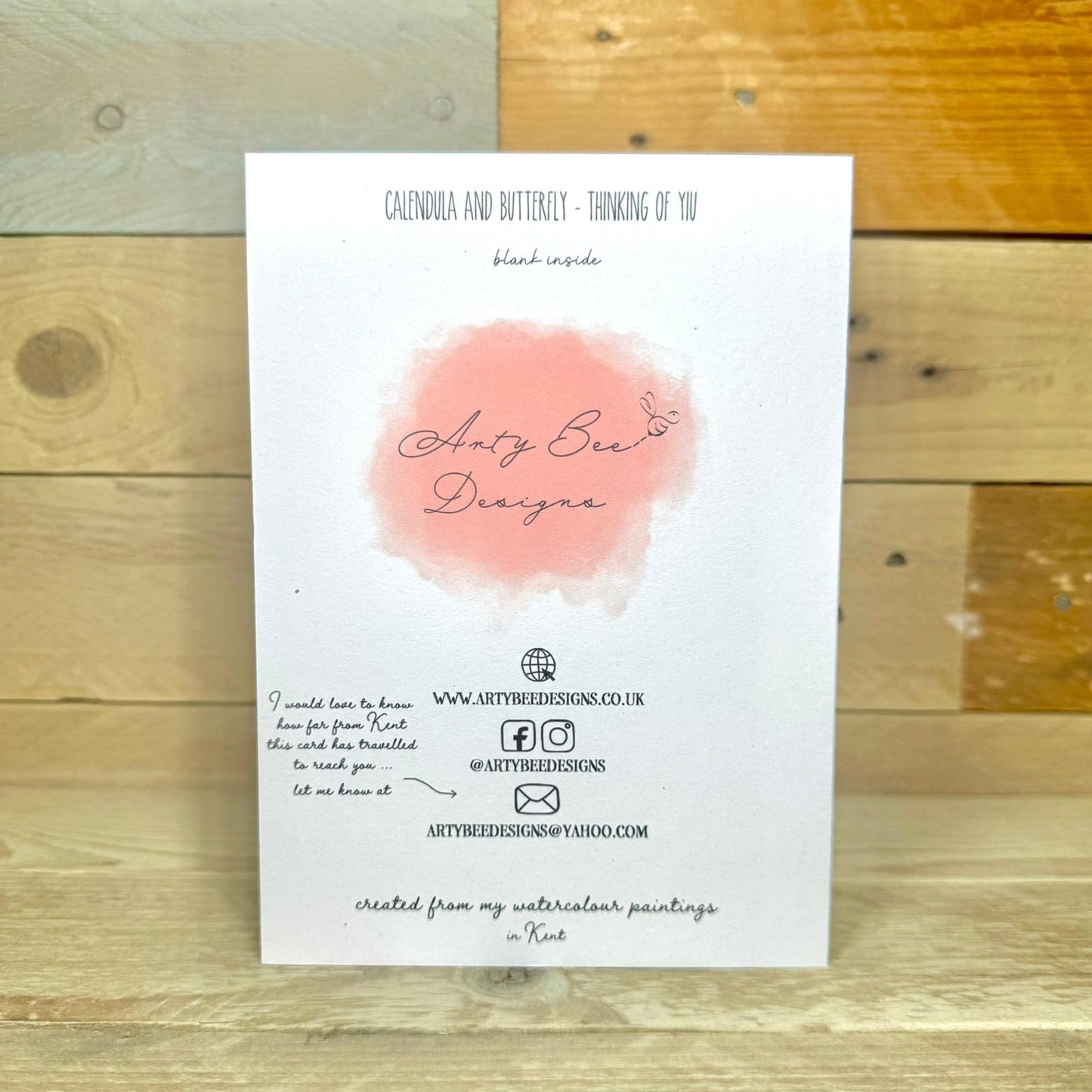 Thinking of You Calendula Card