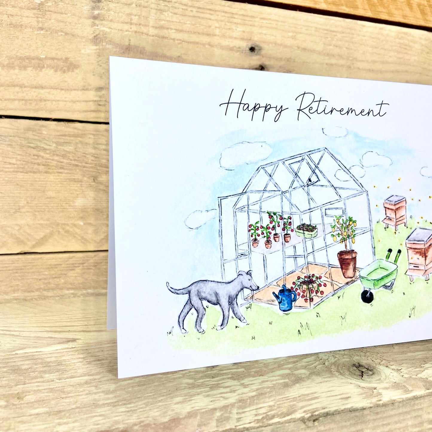 Mum's Garden Seeded Retirement Card