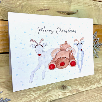 And Rudolf Makes Three Christmas Card