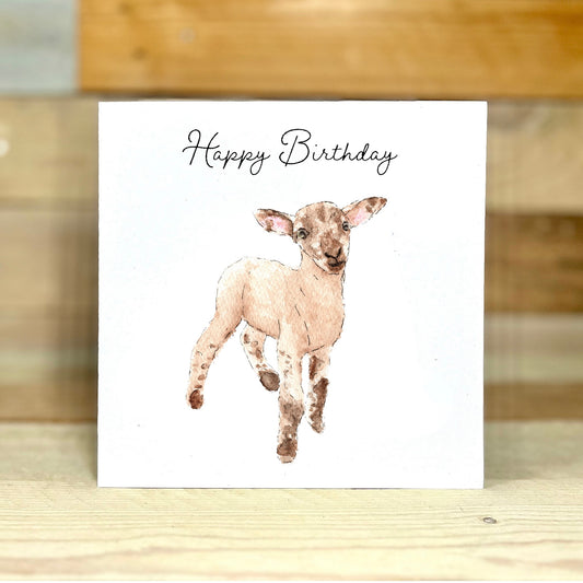 Droplet the Lamb Birthday Card