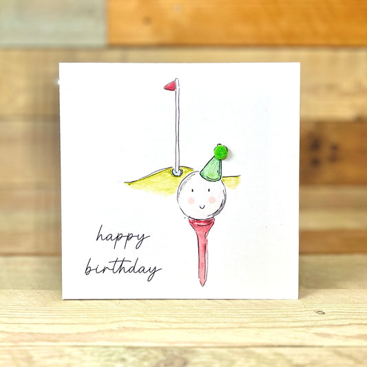 Golf Birthday Card