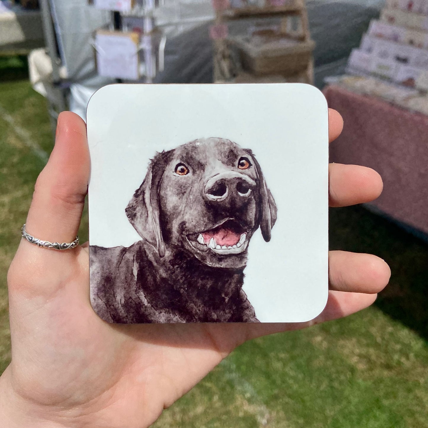 Black Lab Coaster