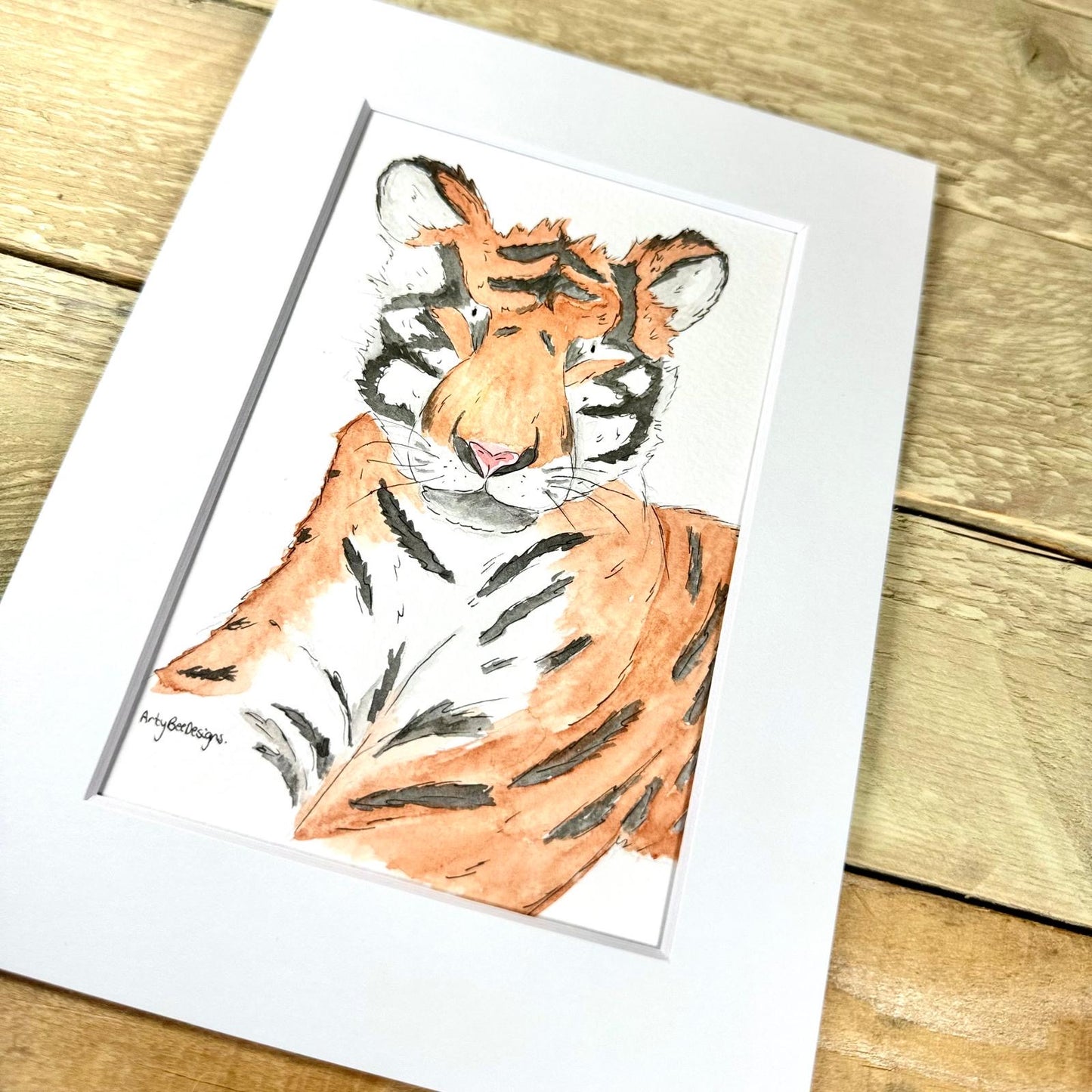 Tamarin the Tiger Original Painting