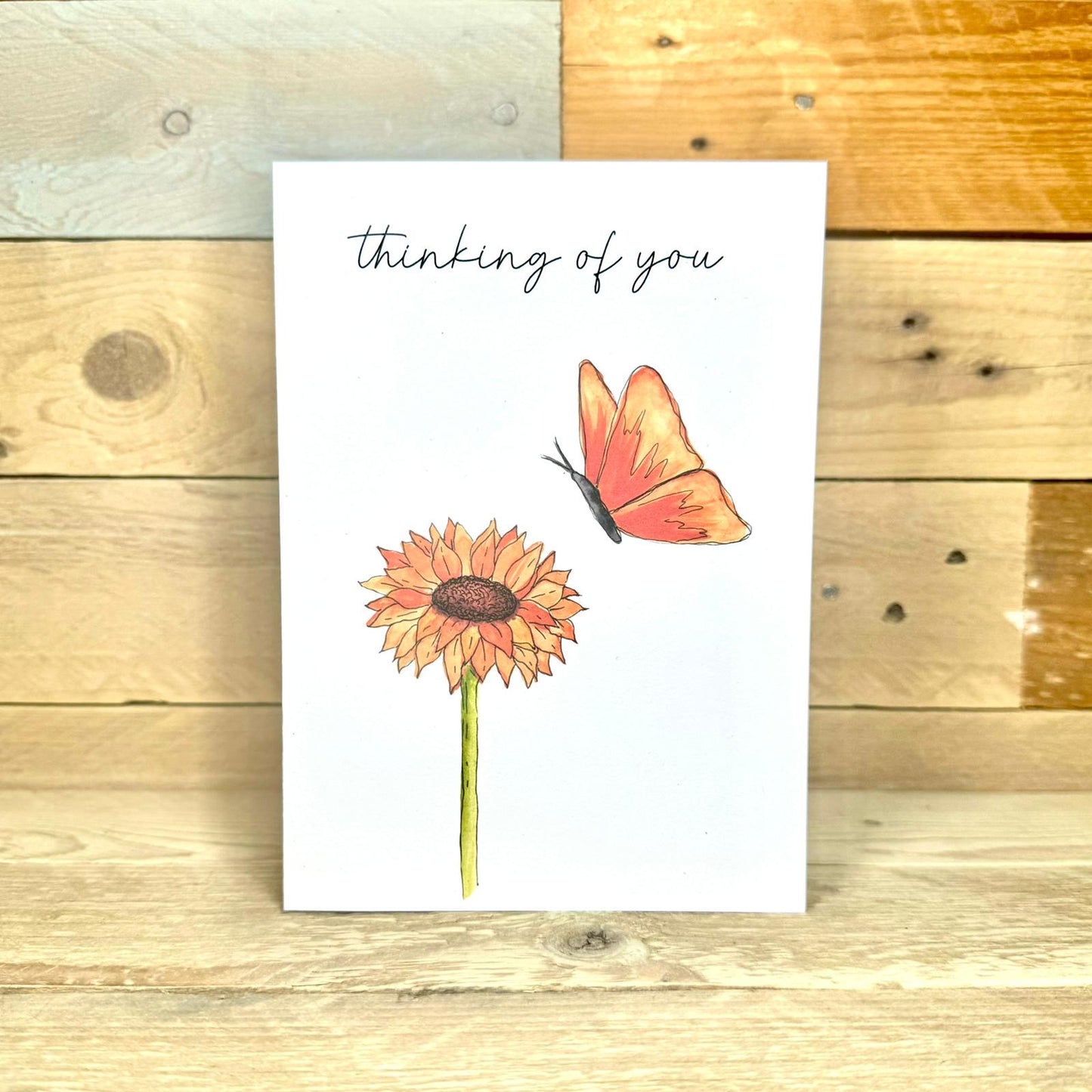 Thinking of You Calendula Card