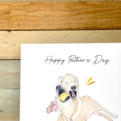Ruff and Tumble on Father's Day Card