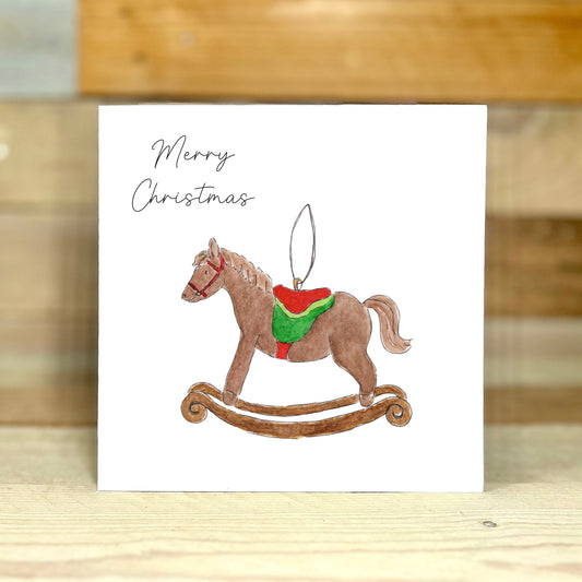Rocking Horse Dec Charity Christmas Card