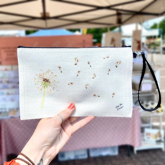 Dandelion Linen Bag