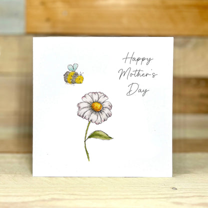 Bumble and Daisy Mother's Day Card