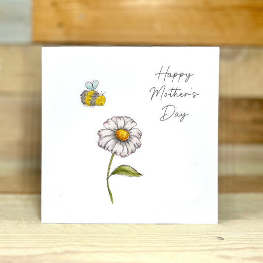 Bumble and Daisy Mother's Day Card
