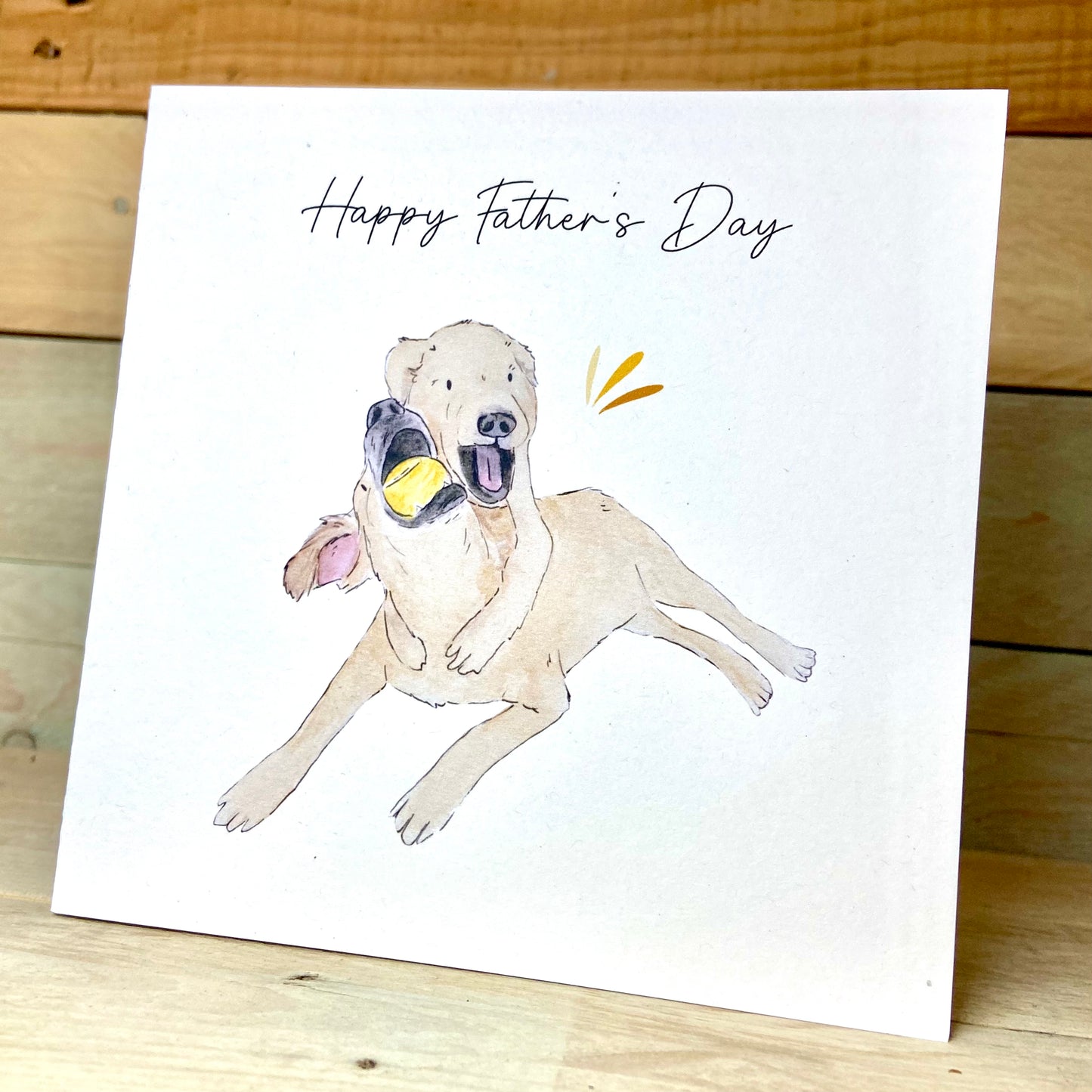 Ruff and Tumble on Father's Day Card