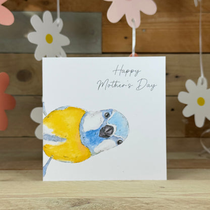 Hello... it's me the Bluetit Mother's Day Card