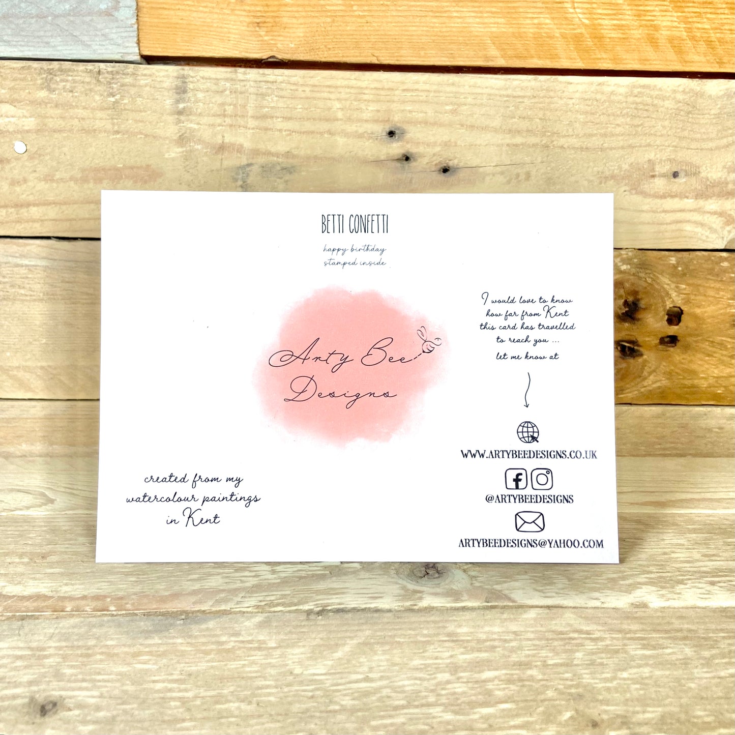 Betti Confetti Birthday Card