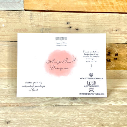 Betti Confetti Birthday Card