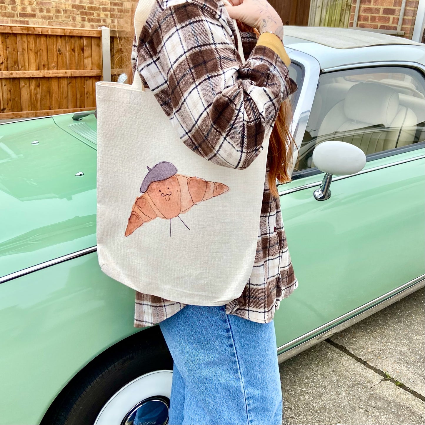 Pierre La Patisserie Linen Tote Bag