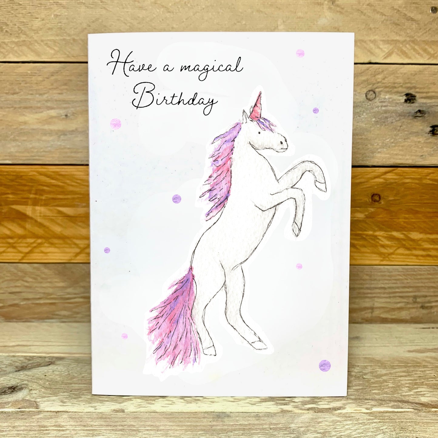 Sparkle the Unicorn Card