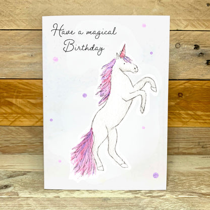 Sparkle the Unicorn Card