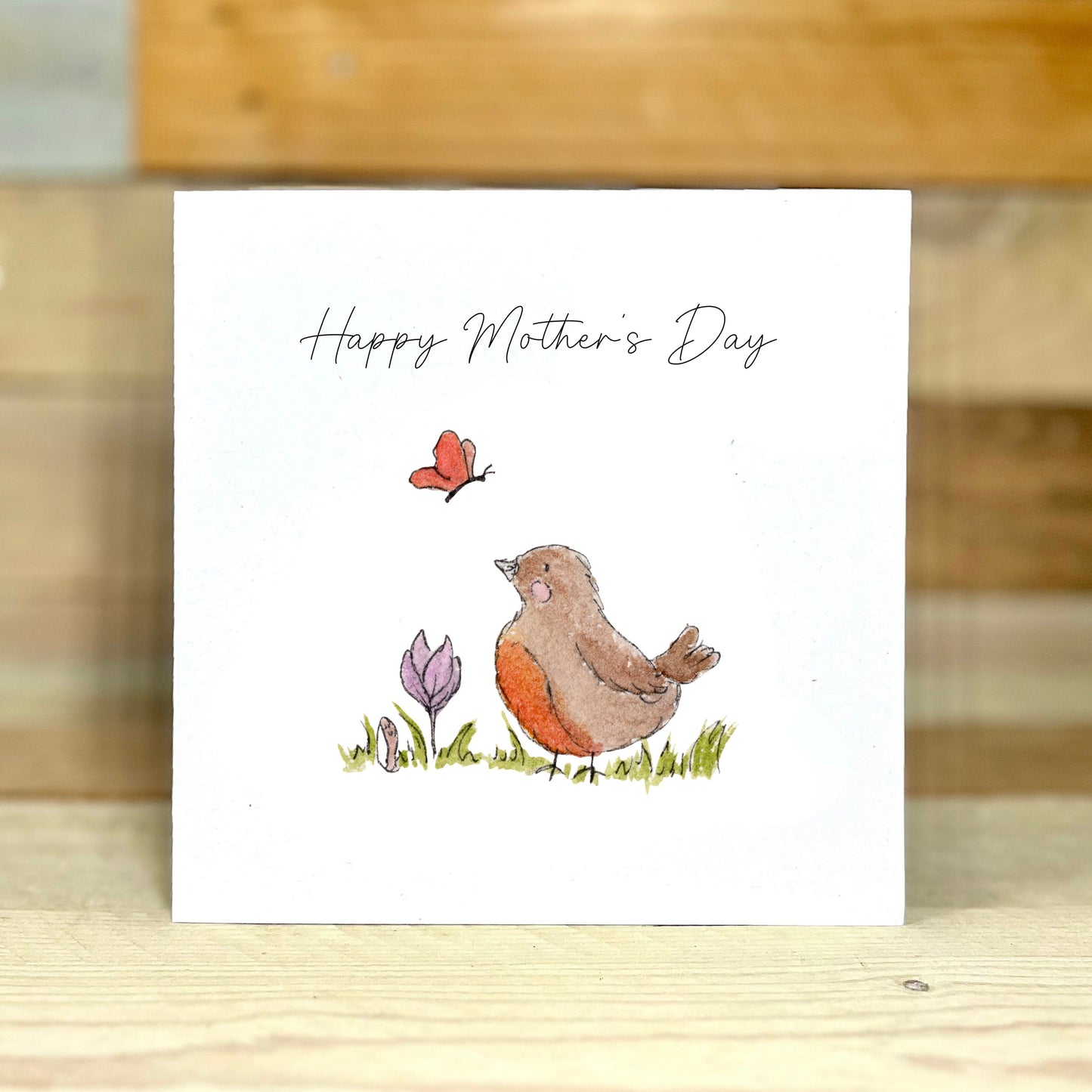 Rose the Robin Mother's Day Card