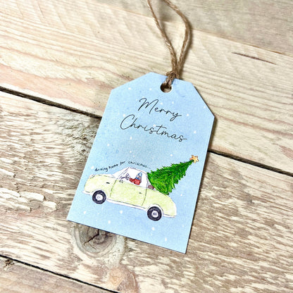 Driving Home Christmas Gift Tags