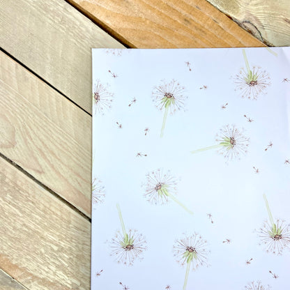 Dandelion Wrapping Paper