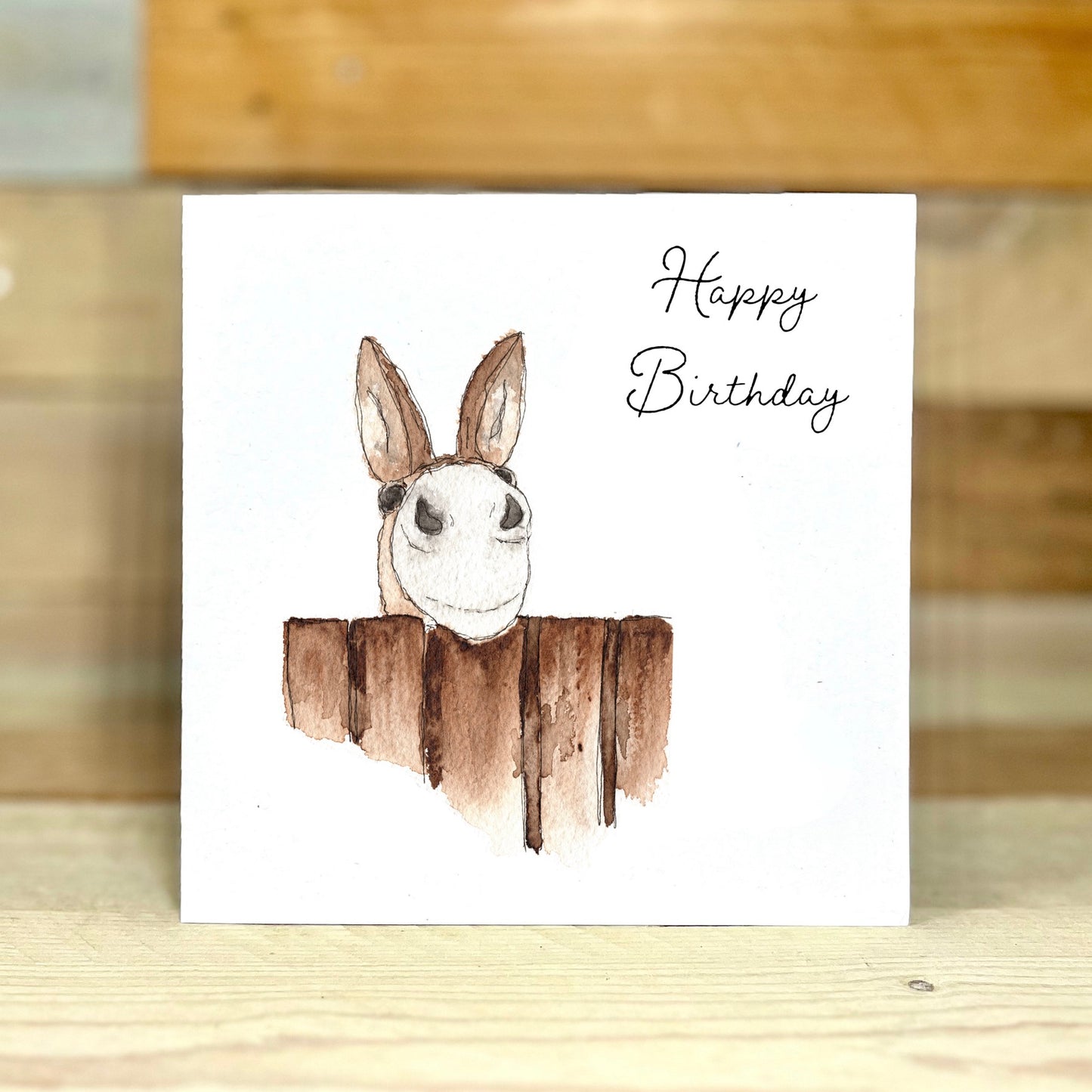 Dotty the Donkey Birthday Card