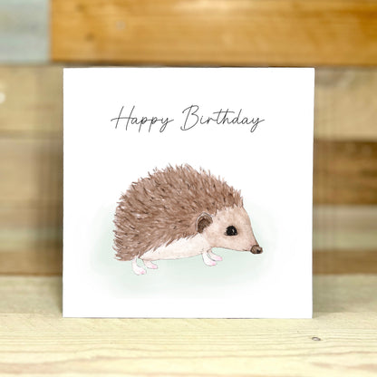 Heston The Hedgehog Birthday Card