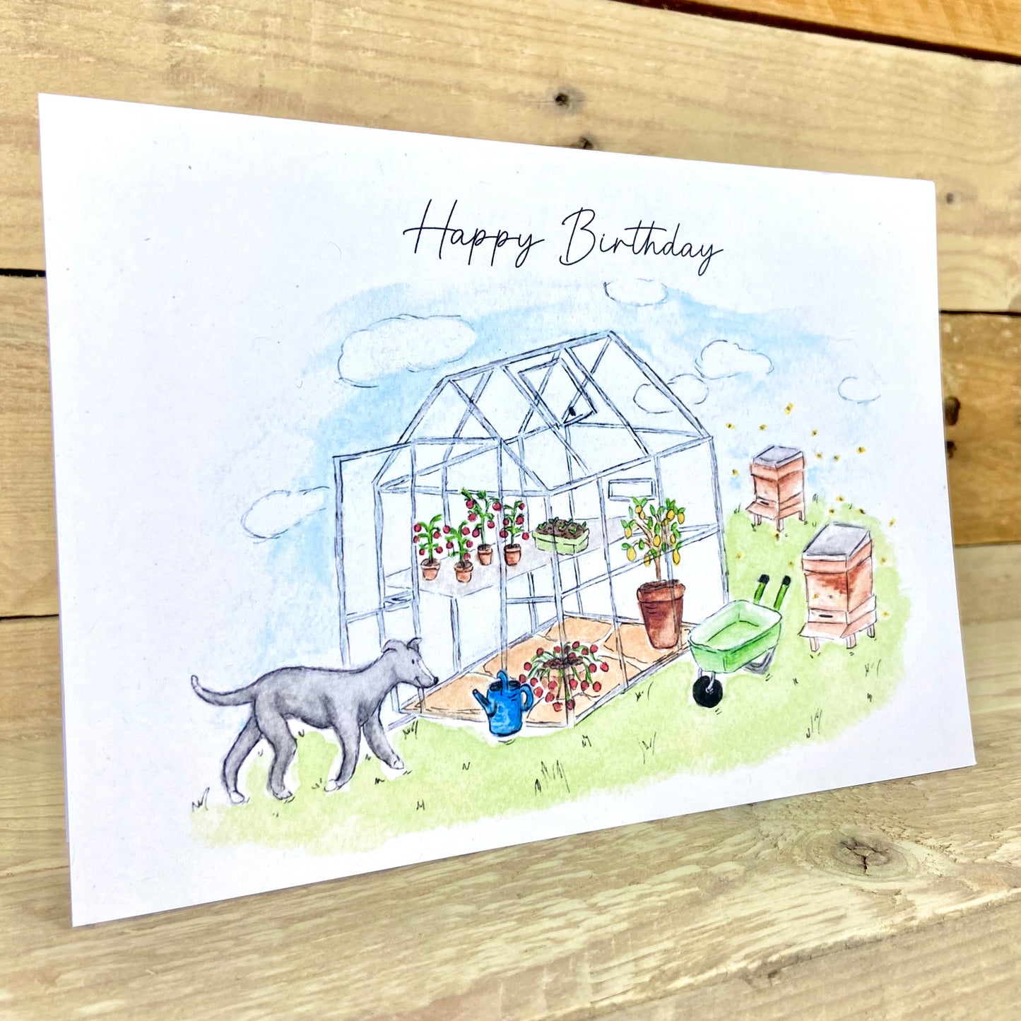Mum's Garden Seeded Birthday Card