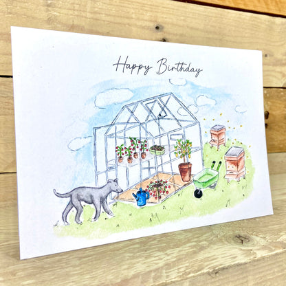 Mum's Garden Seeded Birthday Card