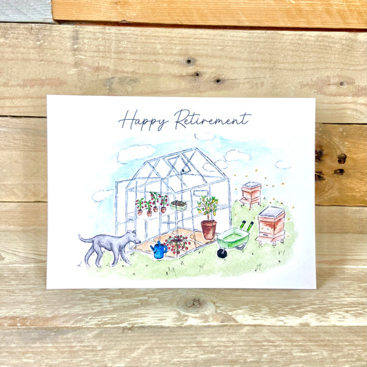 Mum's Garden Seeded Retirement Card