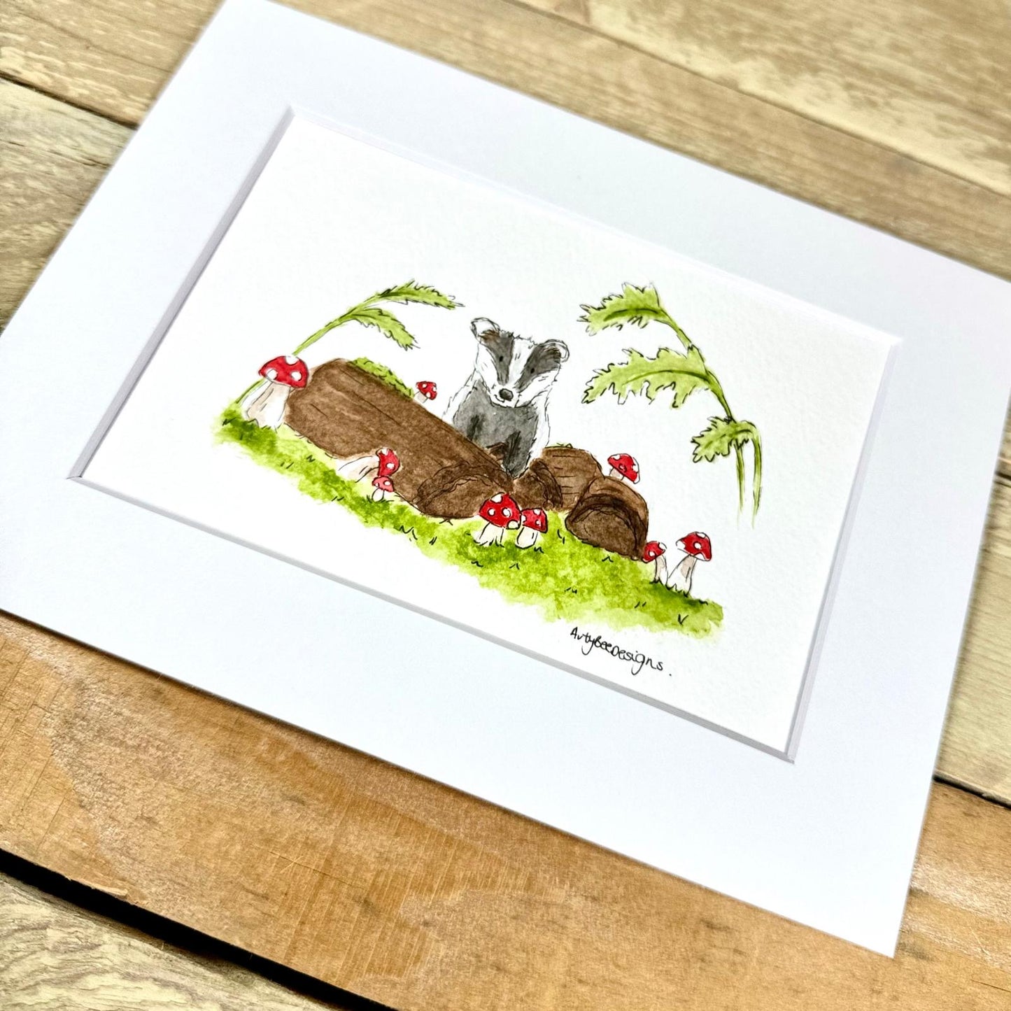 Bob the Badger Original Painting