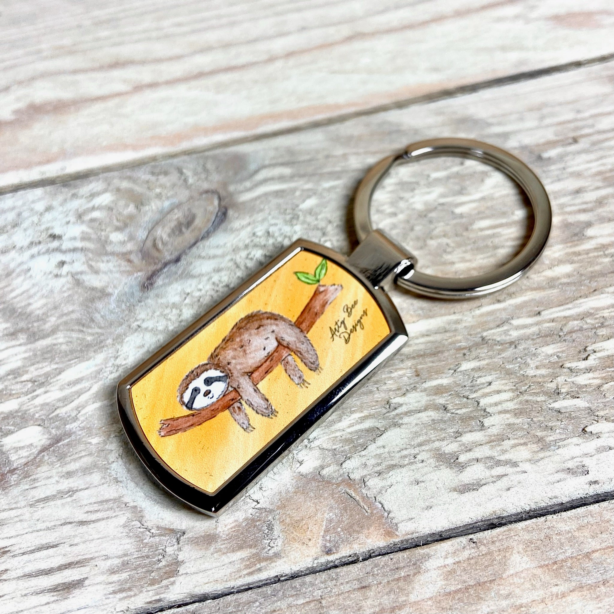 Sloth Keyring – Arty Bee Designs