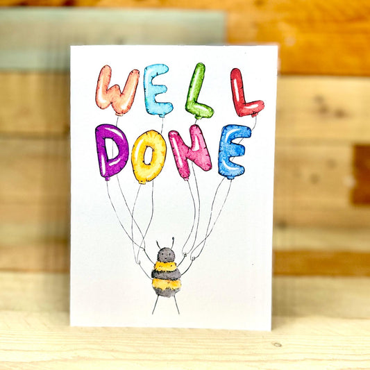 Well Done Balloons Card