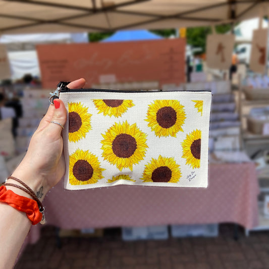 Sunflower Linen Bag