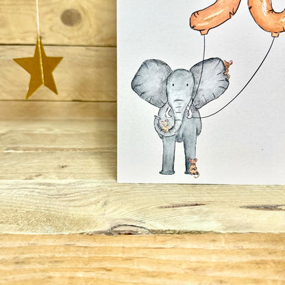 Nelly Turns Ninety Birthday Card