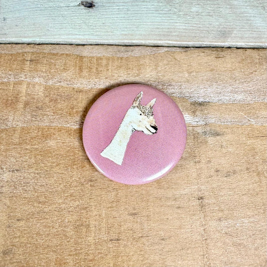Alpaca Pin Badge
