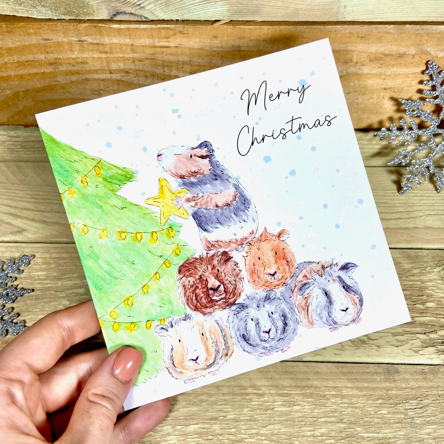 A Very Guinea Pig Christmas Christmas Card