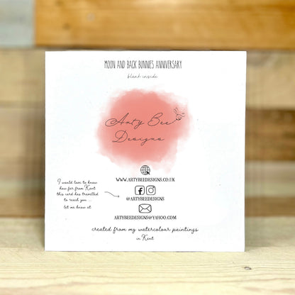 Bunny Anniversary Card