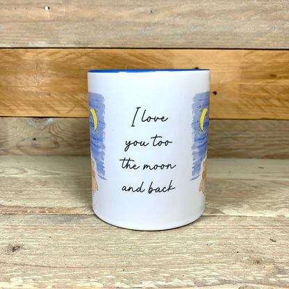Wonky Moonlight Hugs Bear Mug