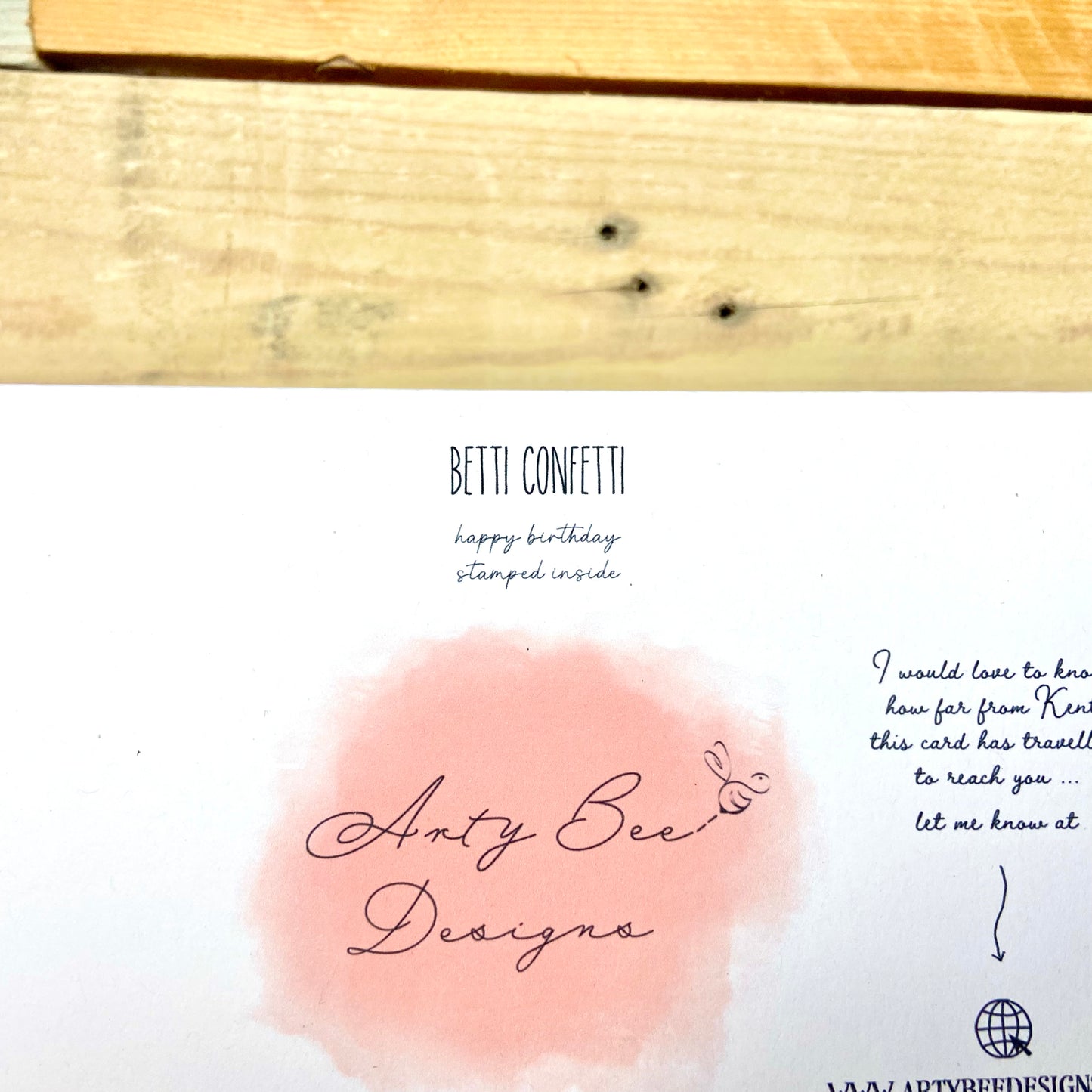 Betti Confetti Birthday Card